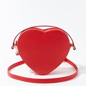 Red Heart shaped purse